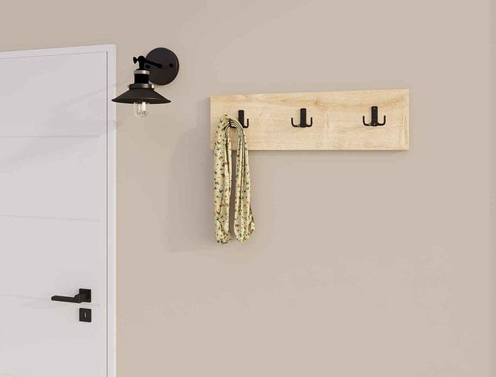 Hanah Home Gancho de Pared Sapphire Oak